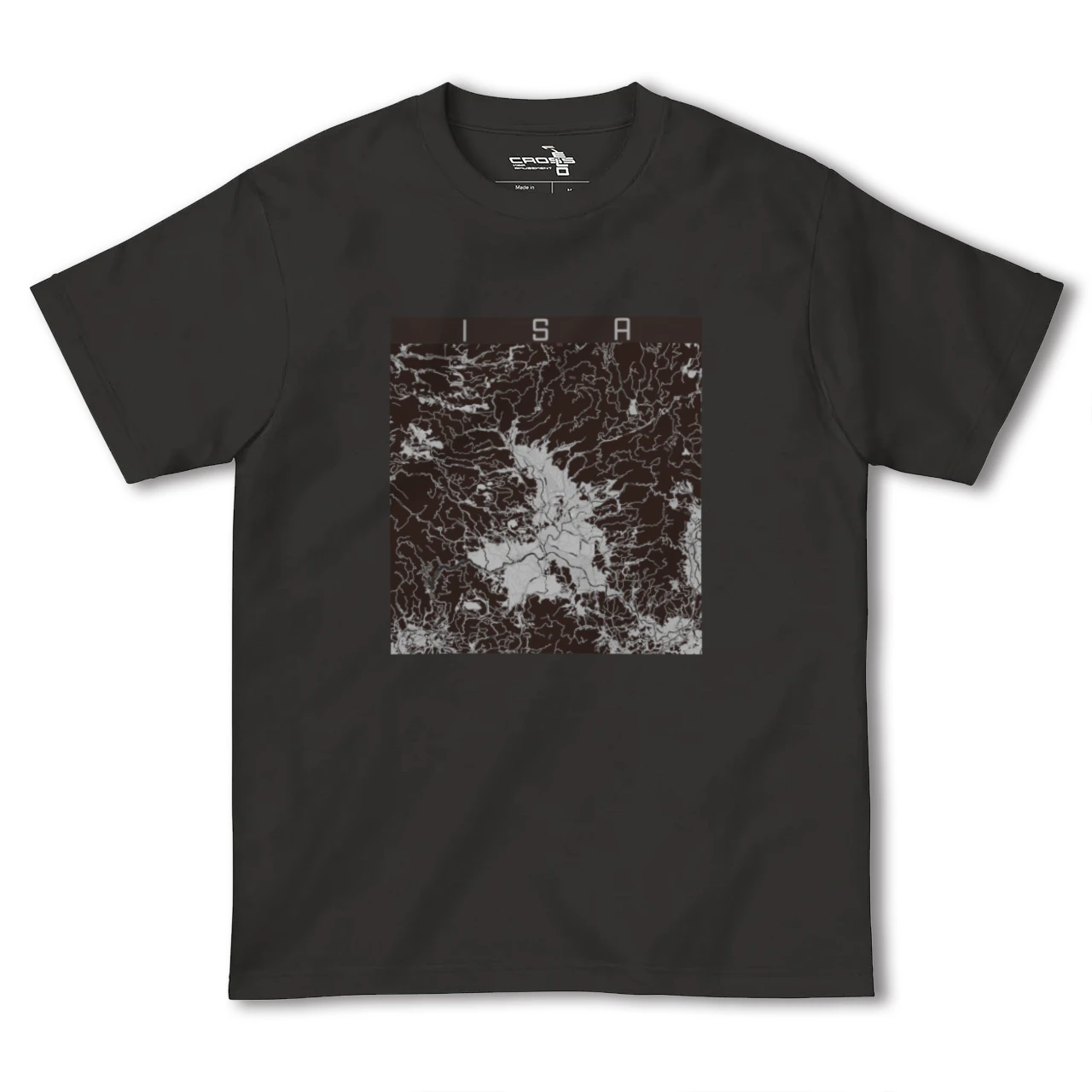 【伊佐(鹿児島県)】地図柄ヘビーウェイトTシャツ