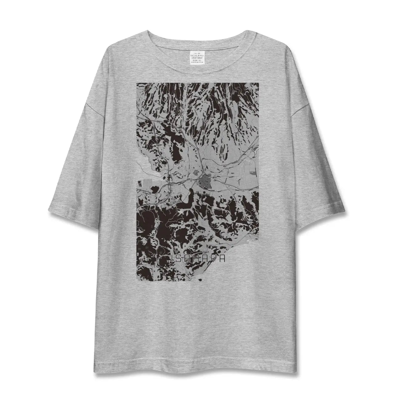 【諫早(長崎県)】地図柄ビッグシルエットTシャツ