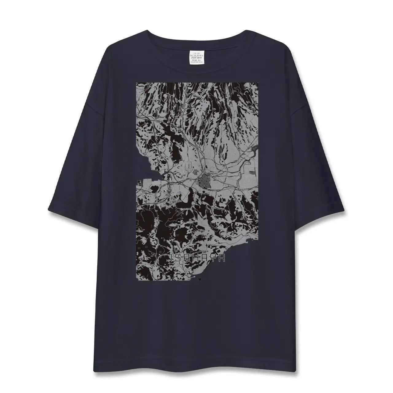 【諫早(長崎県)】地図柄ビッグシルエットTシャツ