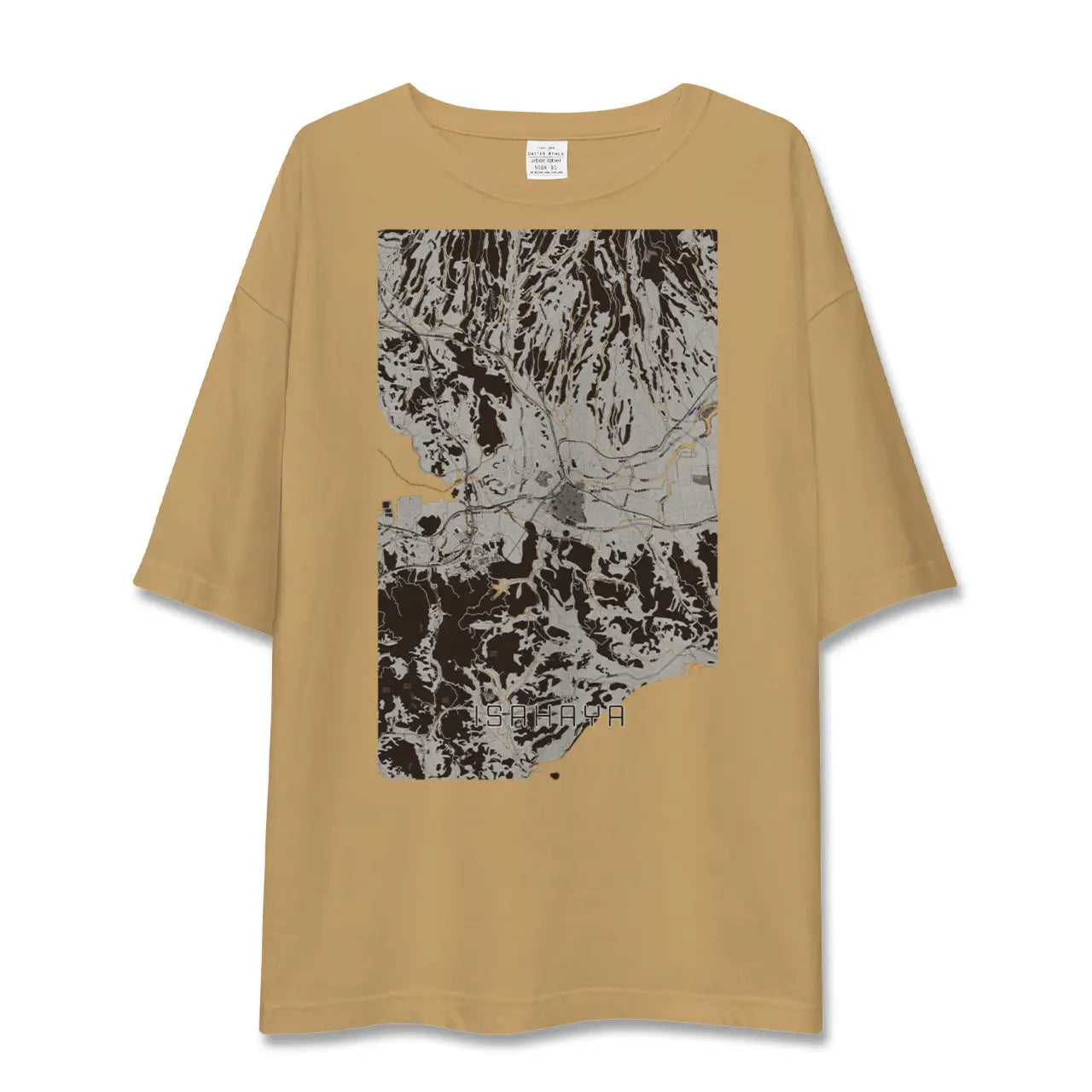 【諫早(長崎県)】地図柄ビッグシルエットTシャツ