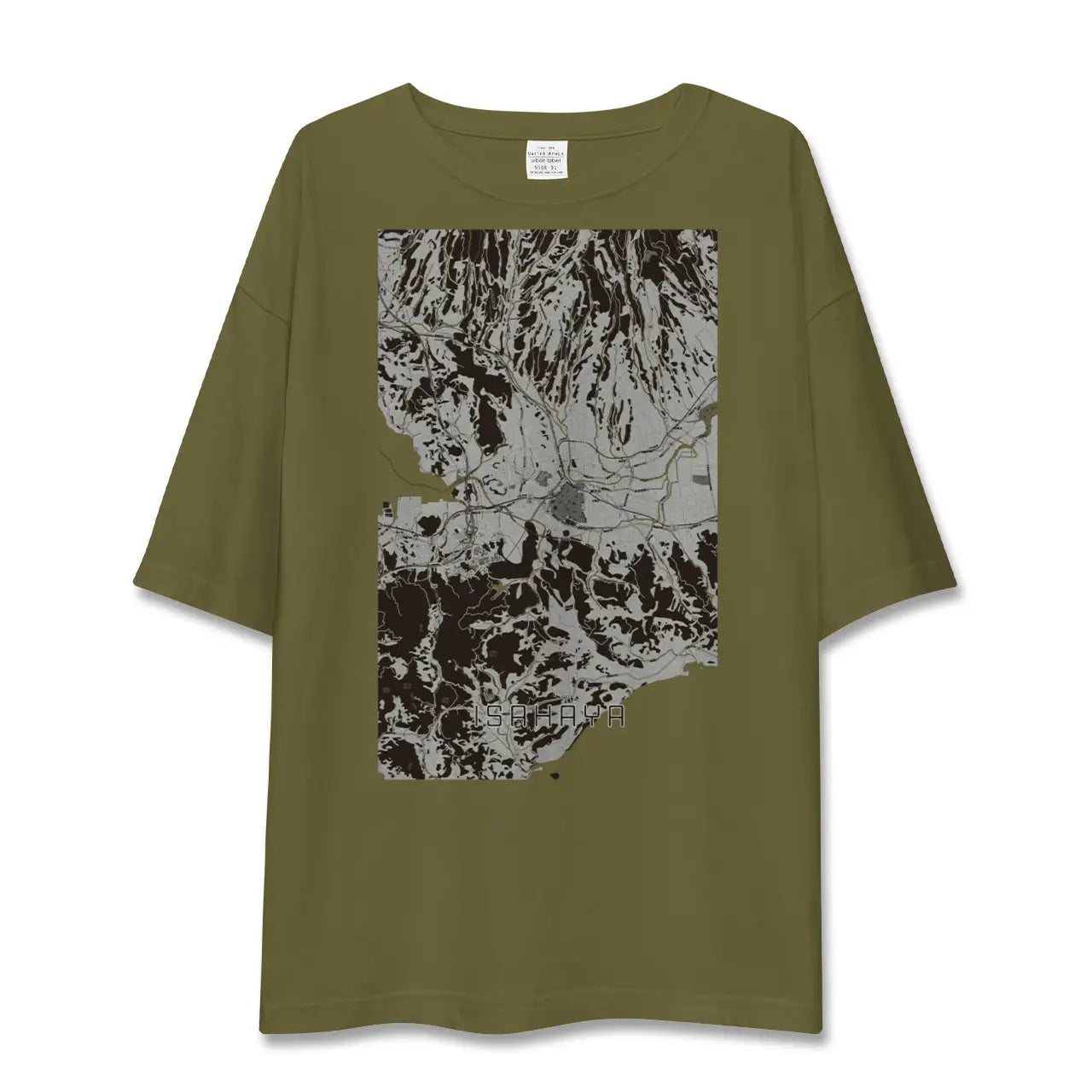 【諫早(長崎県)】地図柄ビッグシルエットTシャツ