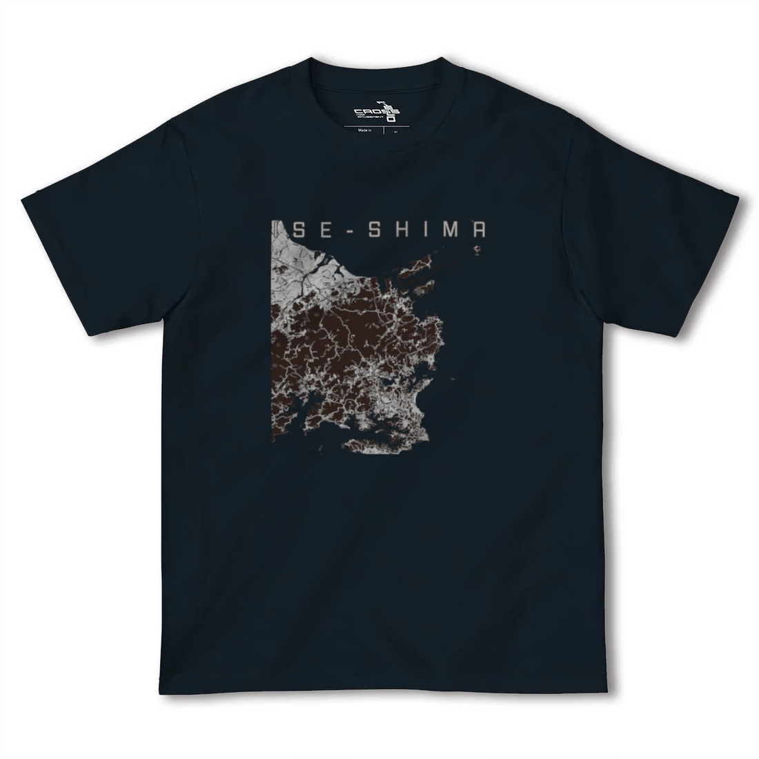 【伊勢志摩(三重県)】地図柄ヘビーウェイトTシャツ