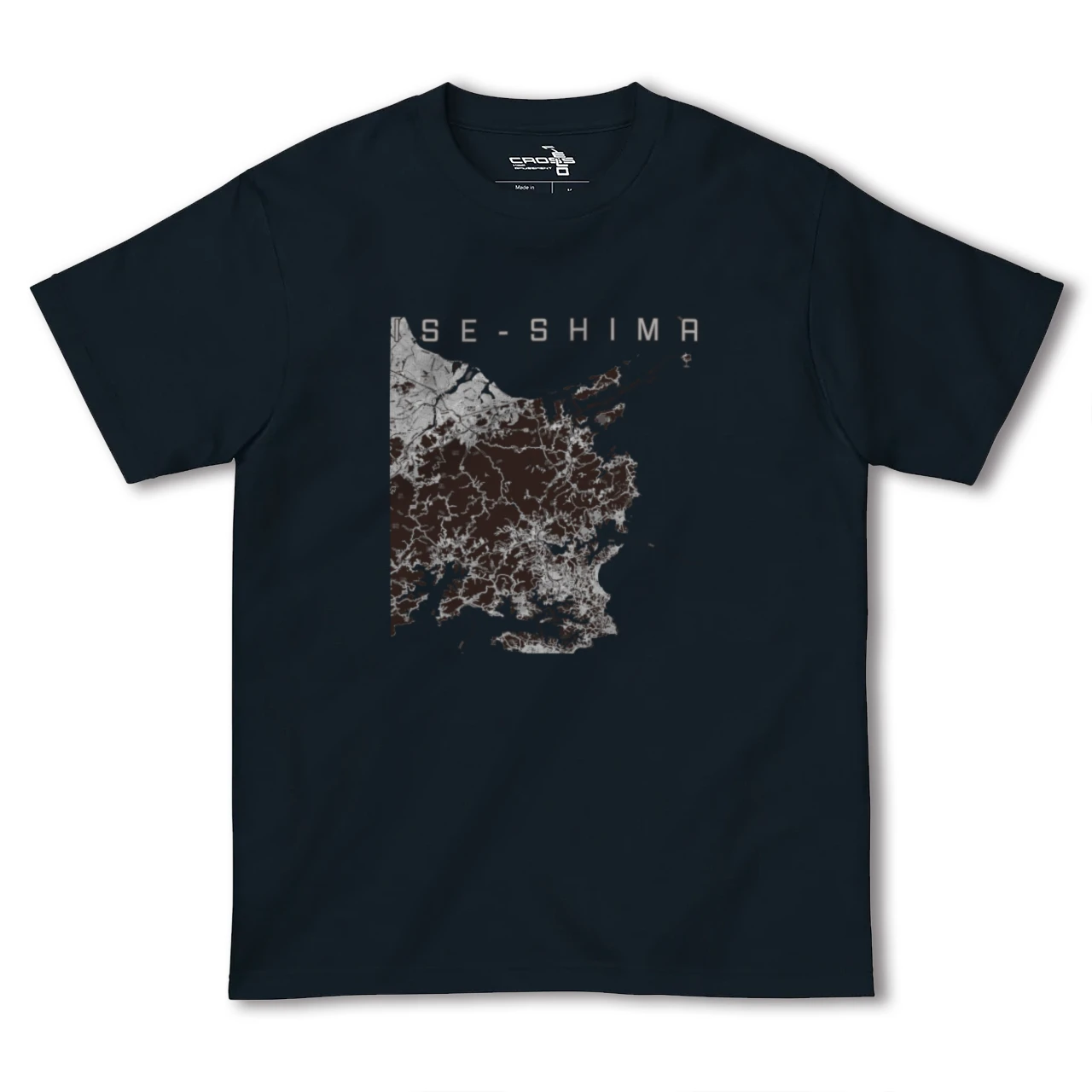 【伊勢志摩(三重県)】地図柄ヘビーウェイトTシャツ