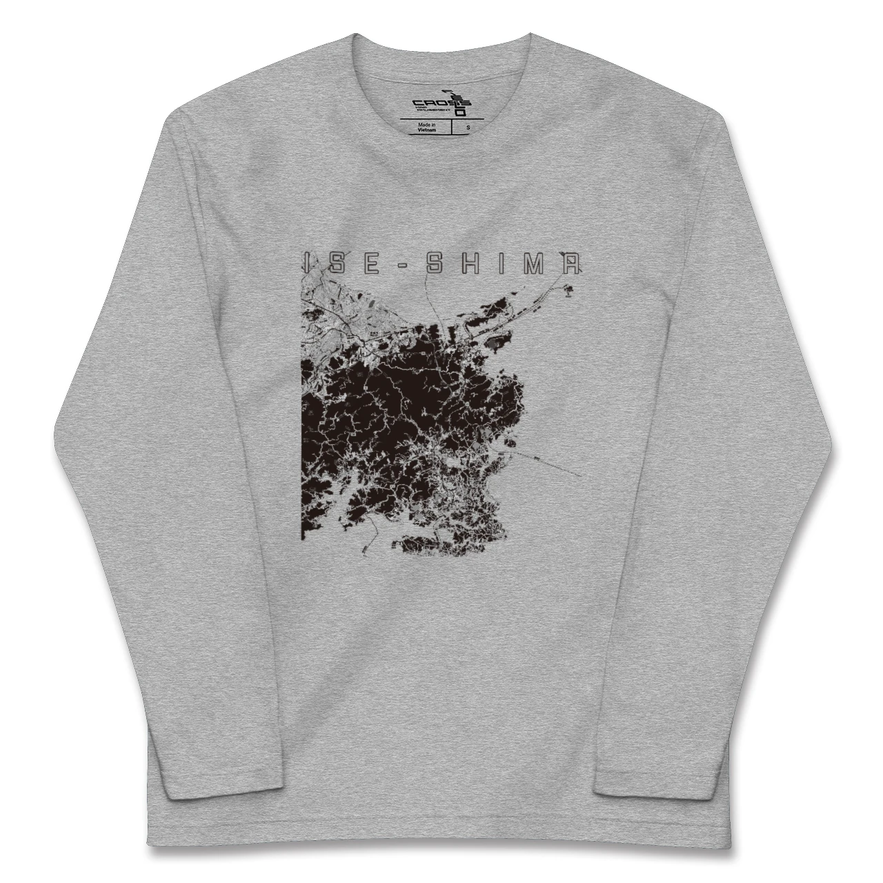 【伊勢志摩(三重県)】地図柄ロングスリーブTシャツ