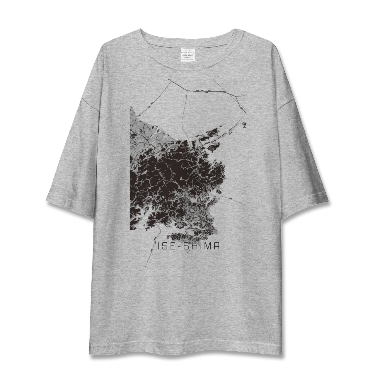 【伊勢志摩(三重県)】地図柄ビッグシルエットTシャツ