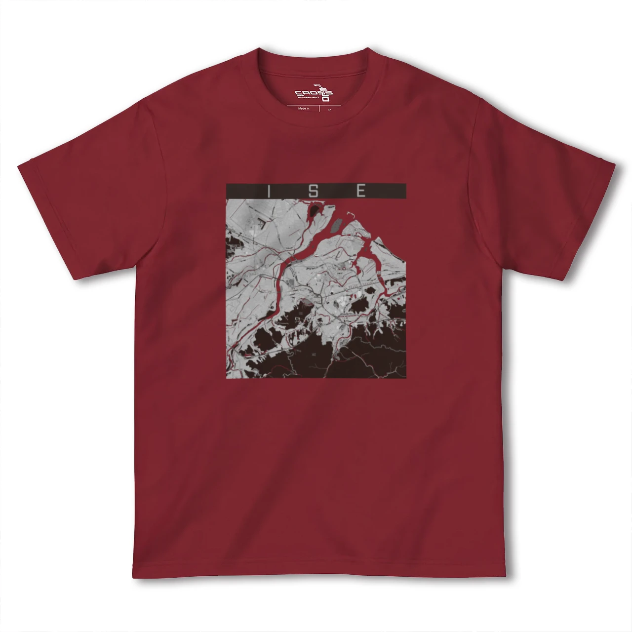 【伊勢(三重県)】地図柄ヘビーウェイトTシャツ