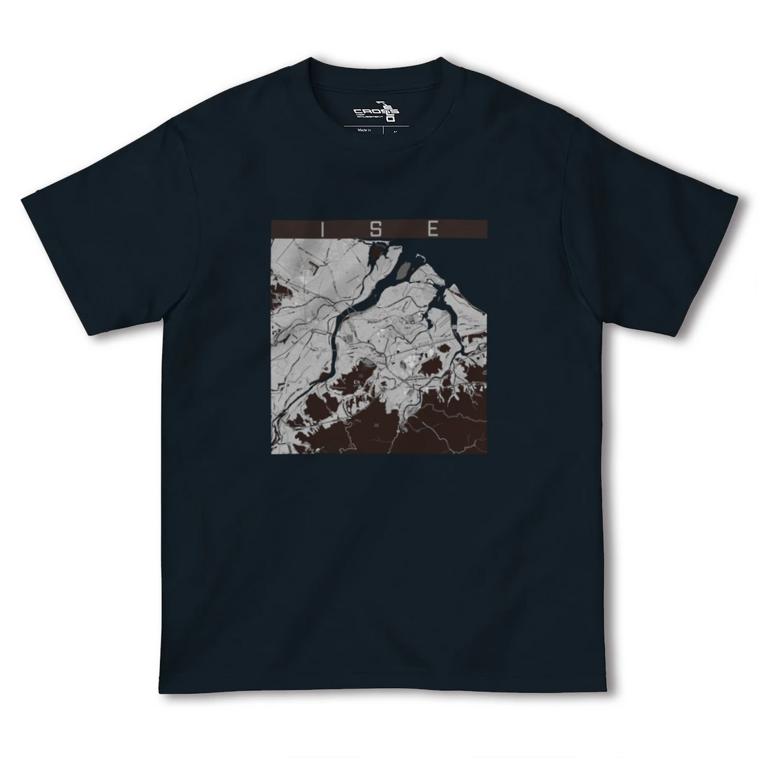 【伊勢(三重県)】地図柄ヘビーウェイトTシャツ