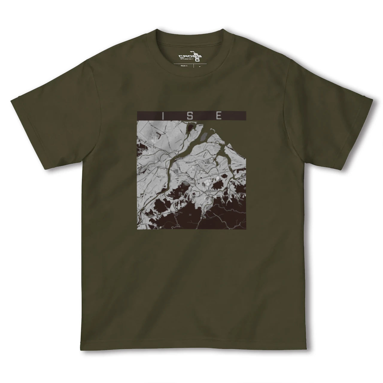 【伊勢(三重県)】地図柄ヘビーウェイトTシャツ