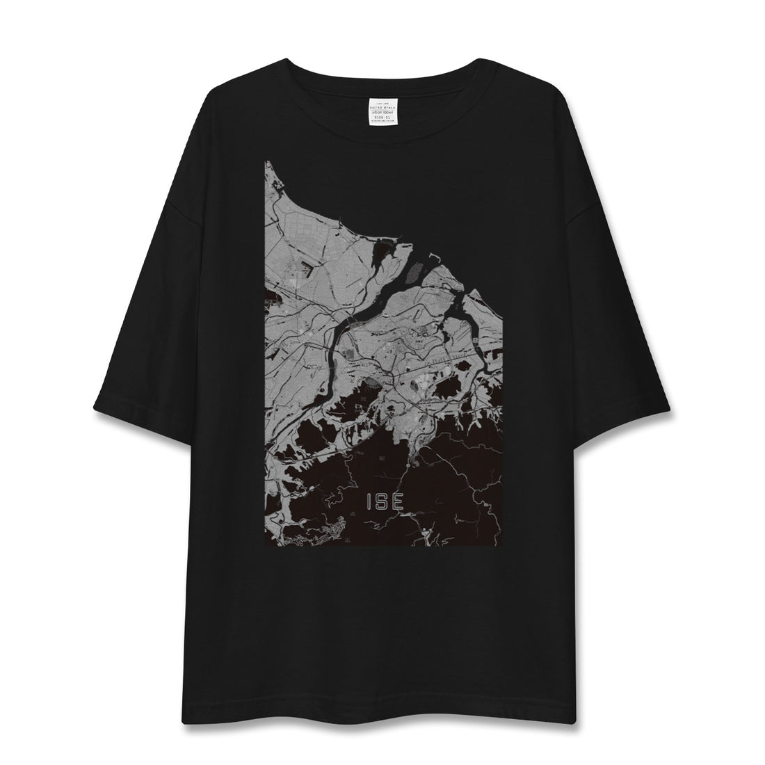 【伊勢(三重県)】地図柄ビッグシルエットTシャツ