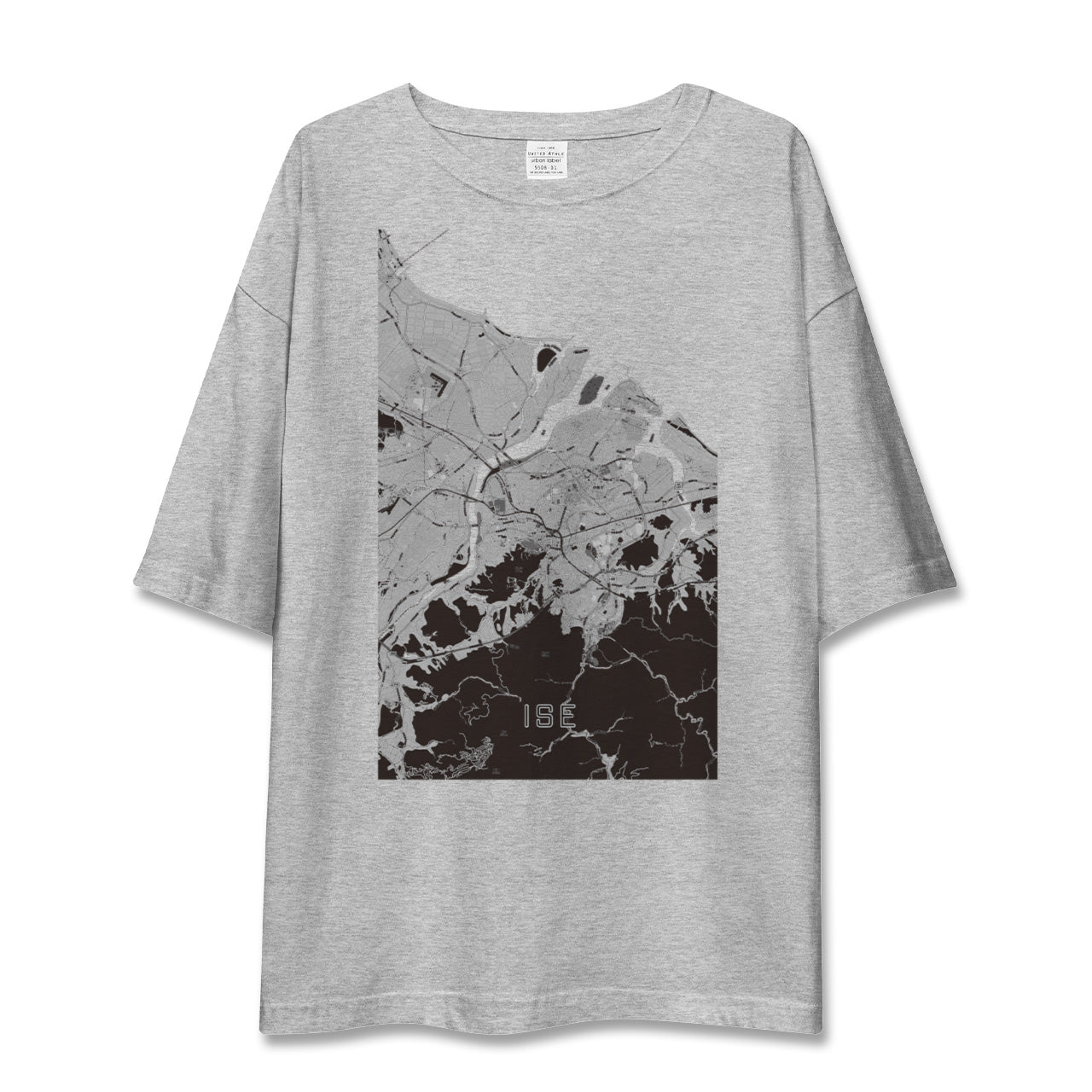 【伊勢(三重県)】地図柄ビッグシルエットTシャツ