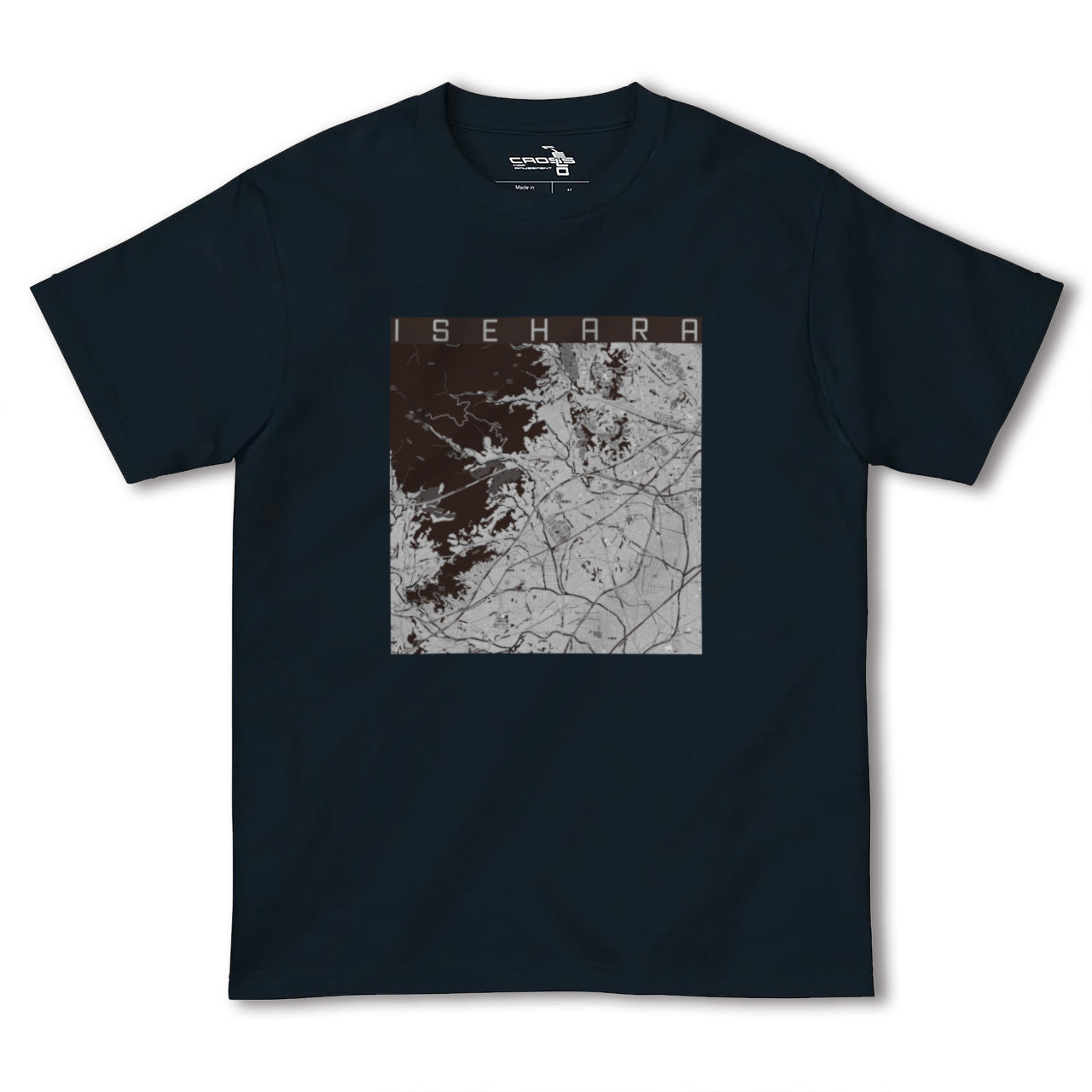 【伊勢原(神奈川県)】地図柄ヘビーウェイトTシャツ