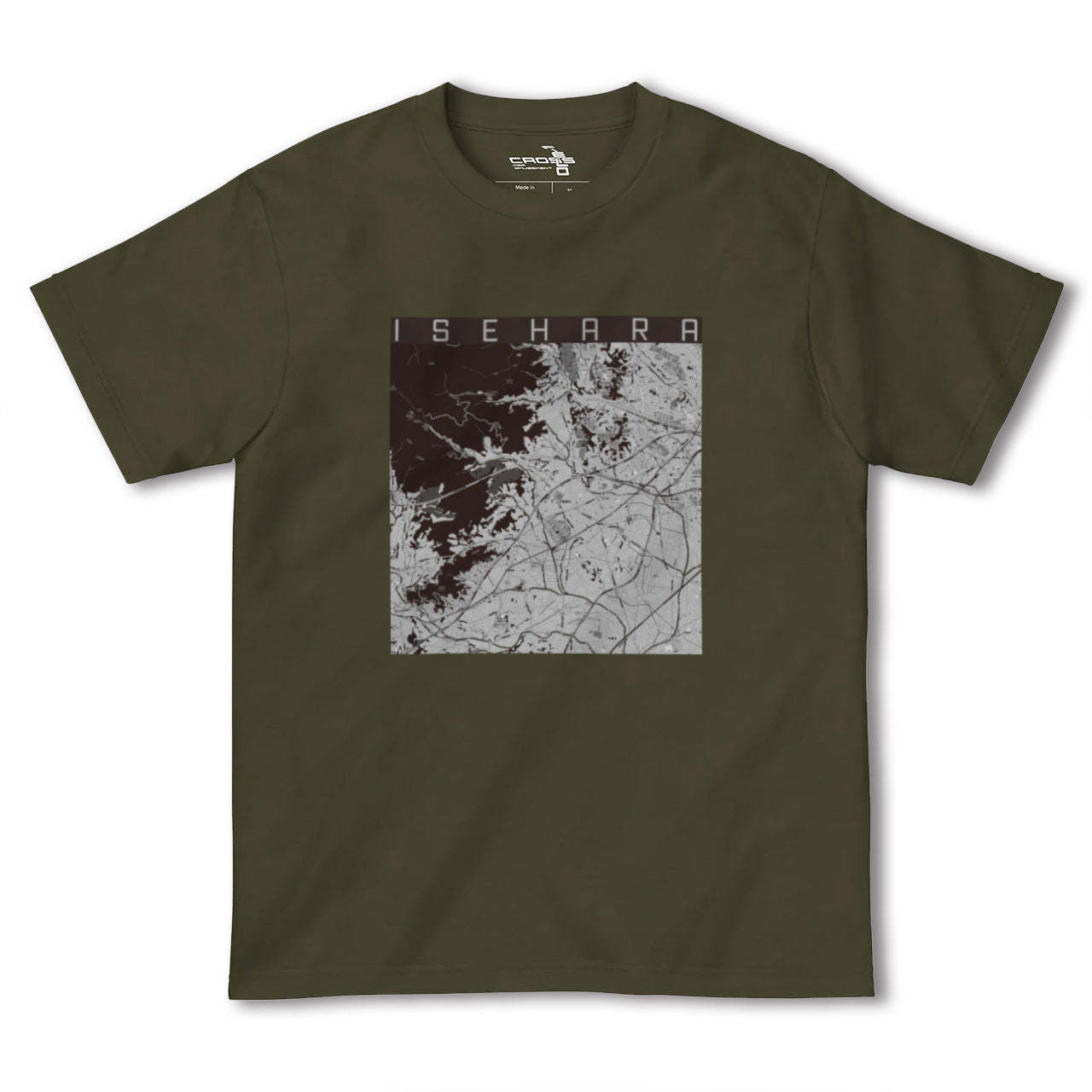 【伊勢原(神奈川県)】地図柄ヘビーウェイトTシャツ