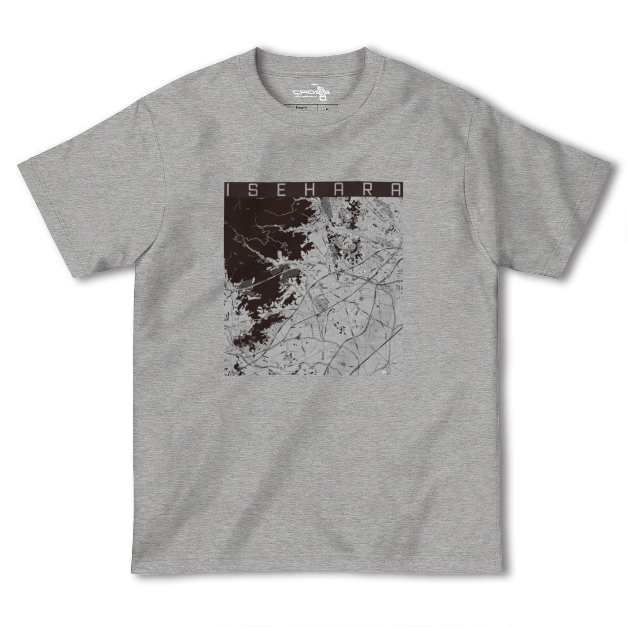 【伊勢原(神奈川県)】地図柄ヘビーウェイトTシャツ