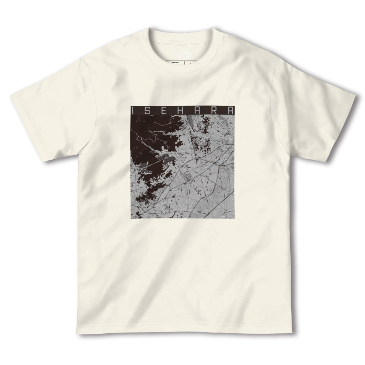 【伊勢原(神奈川県)】地図柄ヘビーウェイトTシャツ