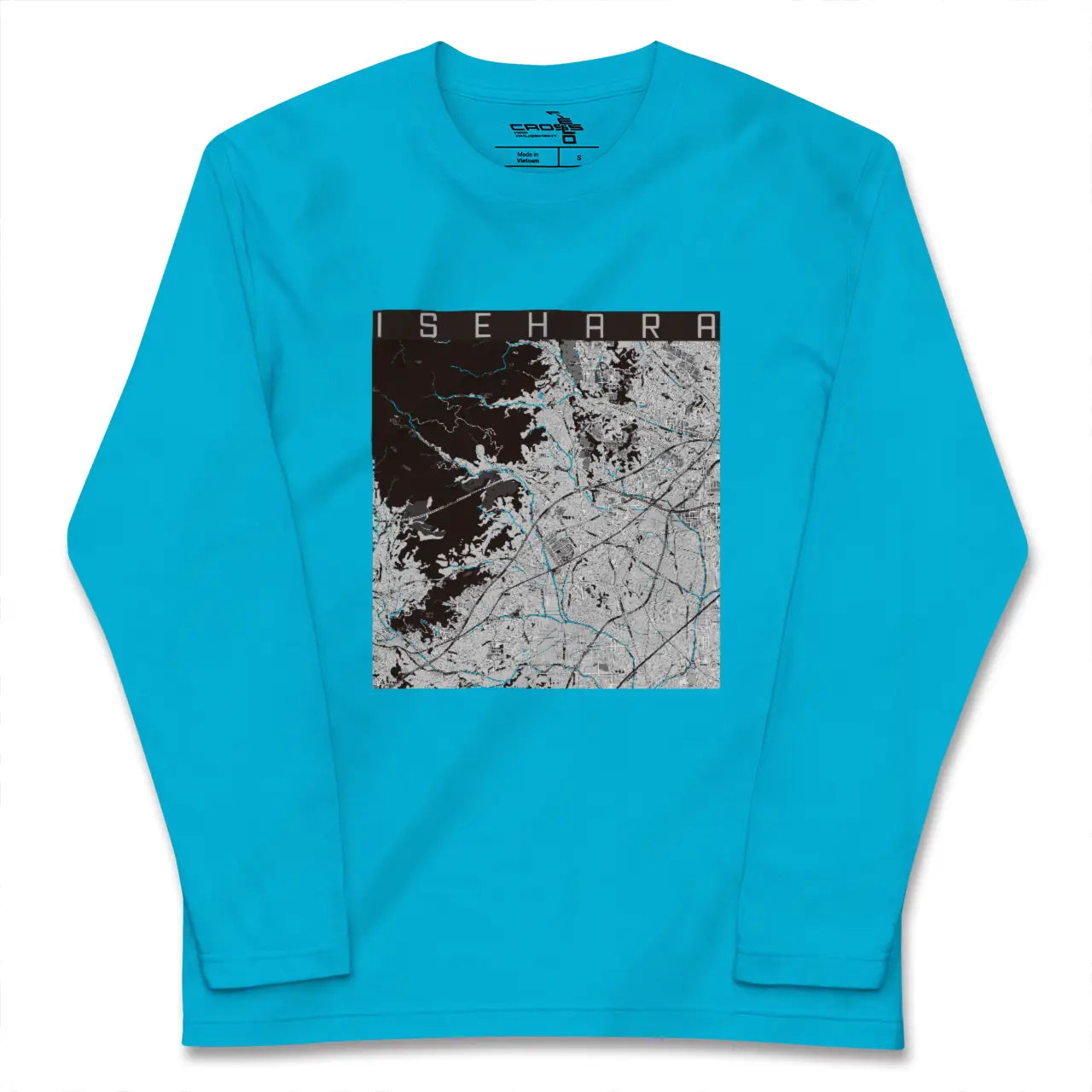 【伊勢原(神奈川県)】地図柄ロングスリーブTシャツ