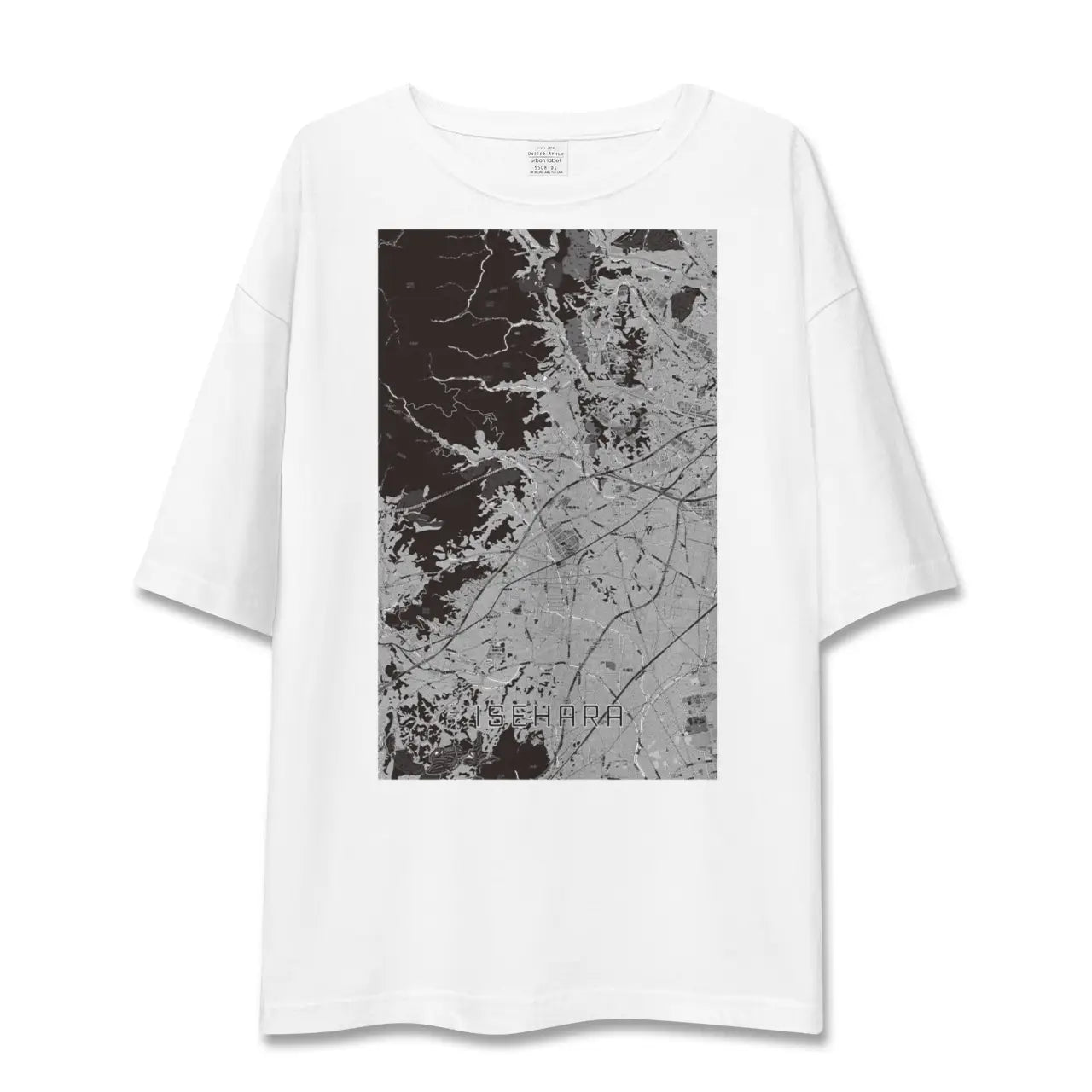 【伊勢原(神奈川県)】地図柄ビッグシルエットTシャツ