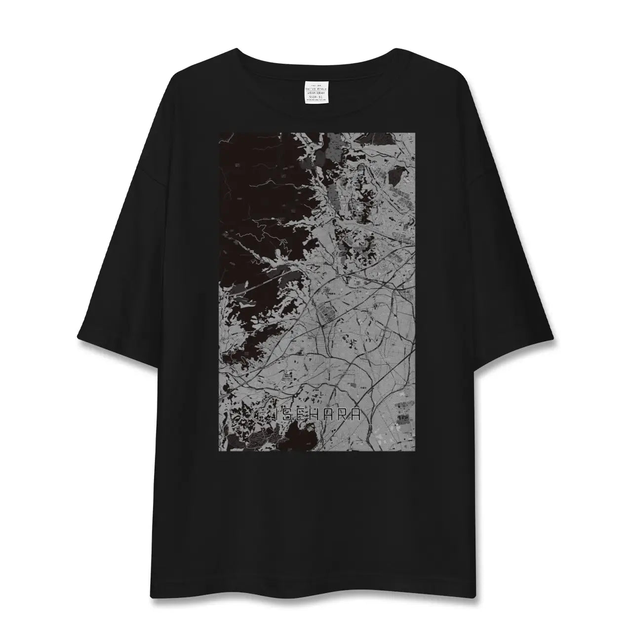 【伊勢原(神奈川県)】地図柄ビッグシルエットTシャツ