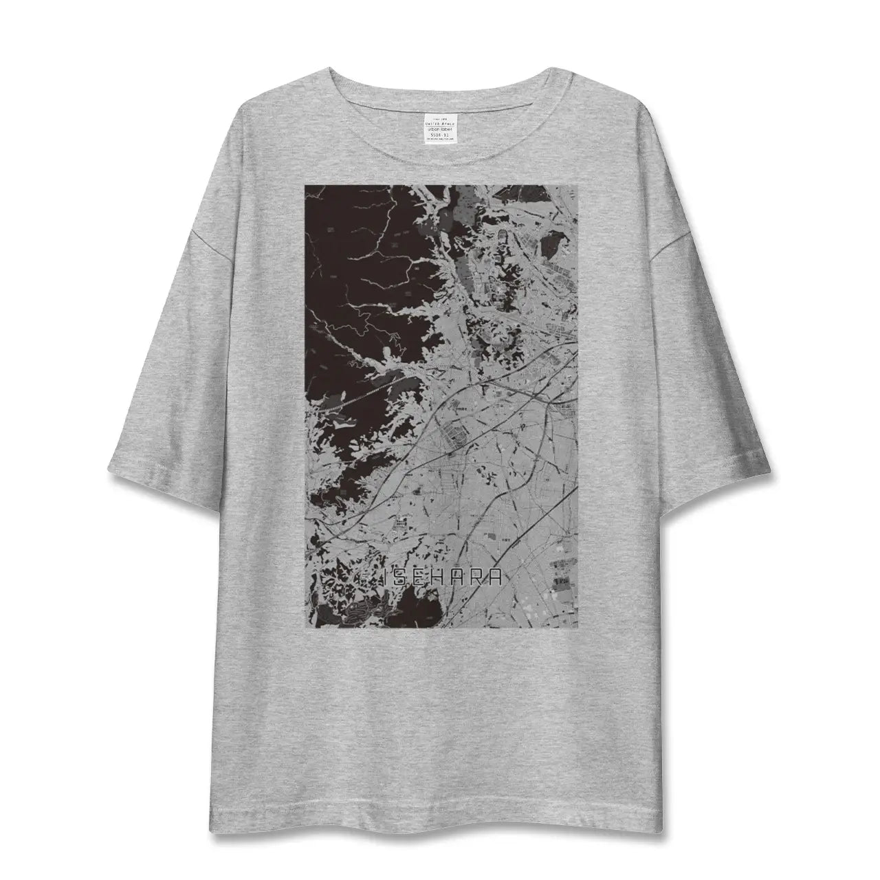 【伊勢原(神奈川県)】地図柄ビッグシルエットTシャツ