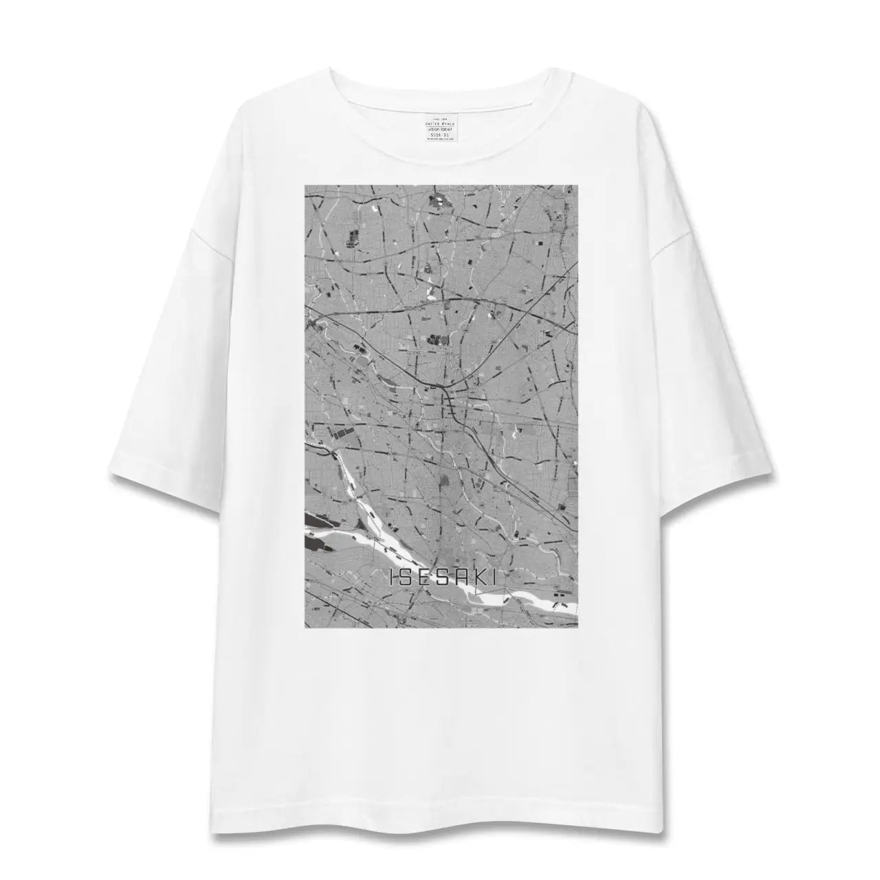 【伊勢崎(群馬県)】地図柄ビッグシルエットTシャツ