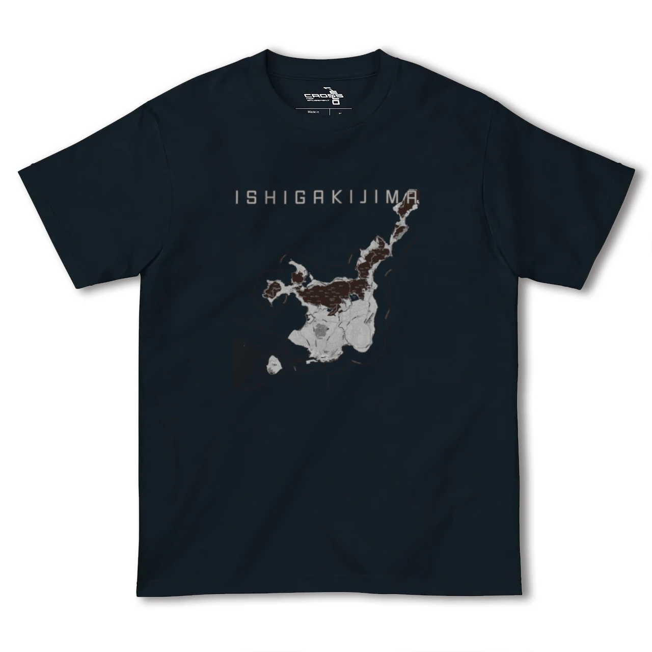 【石垣島(沖縄県)】地図柄ヘビーウェイトTシャツ