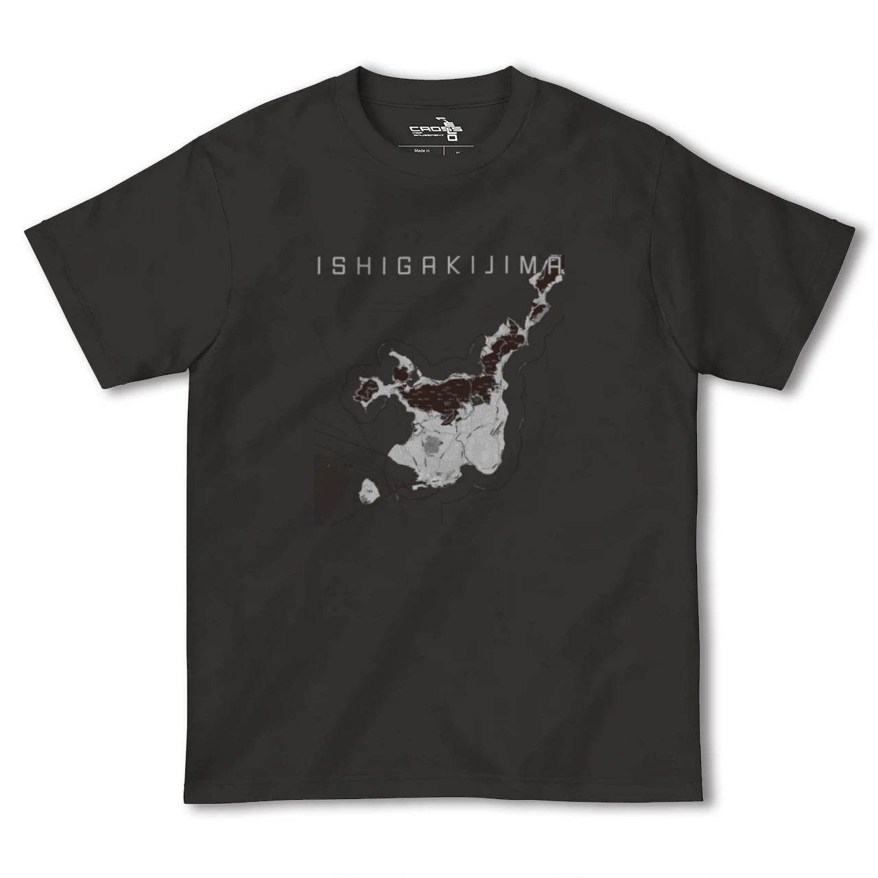 【石垣島(沖縄県)】地図柄ヘビーウェイトTシャツ