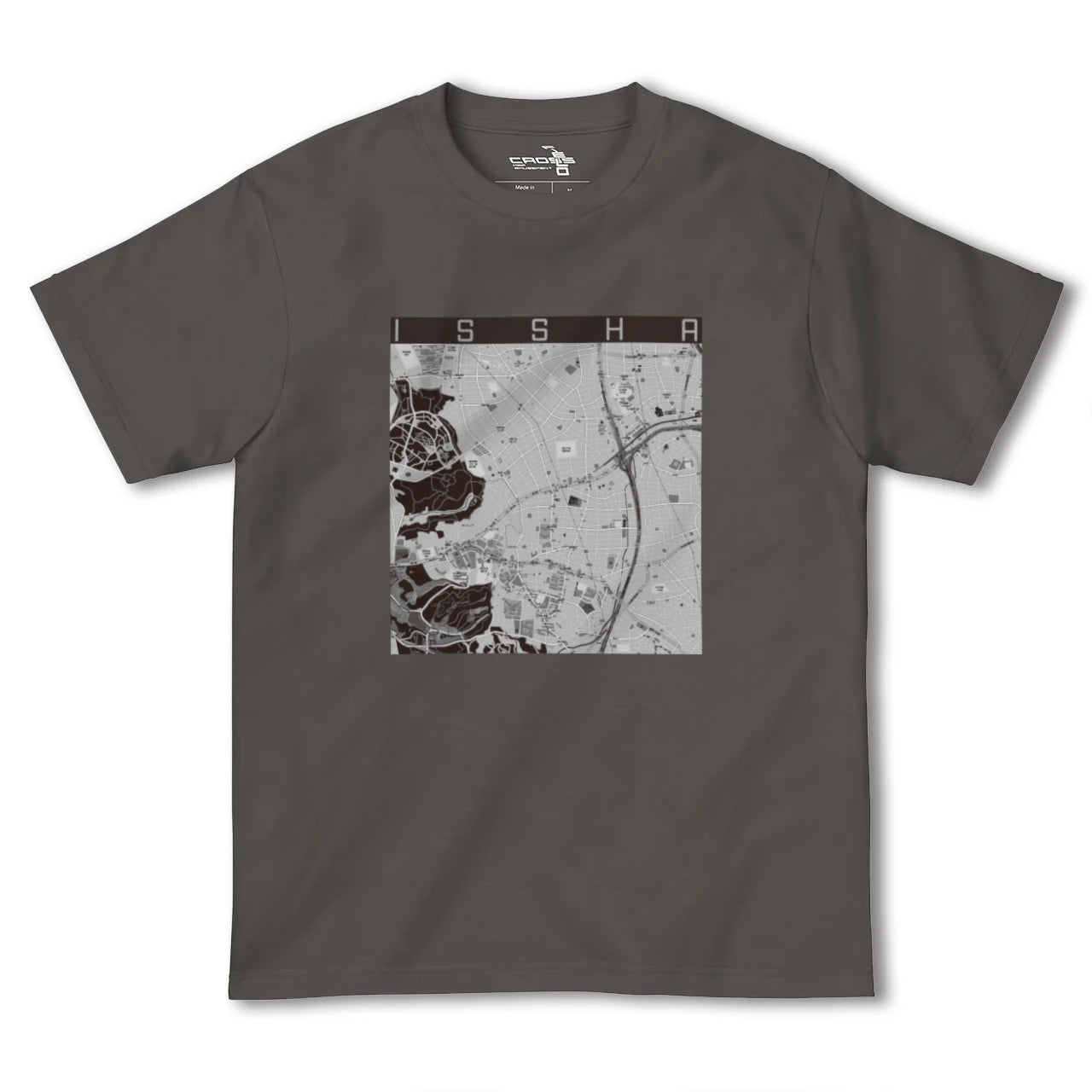 【一社(愛知県)】地図柄ヘビーウェイトTシャツ
