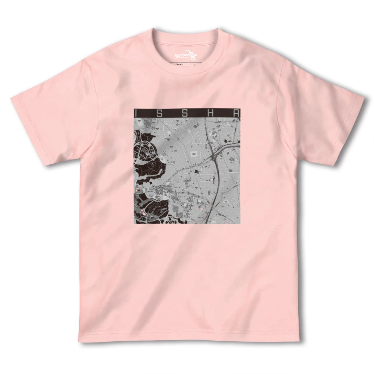 【一社(愛知県)】地図柄ヘビーウェイトTシャツ