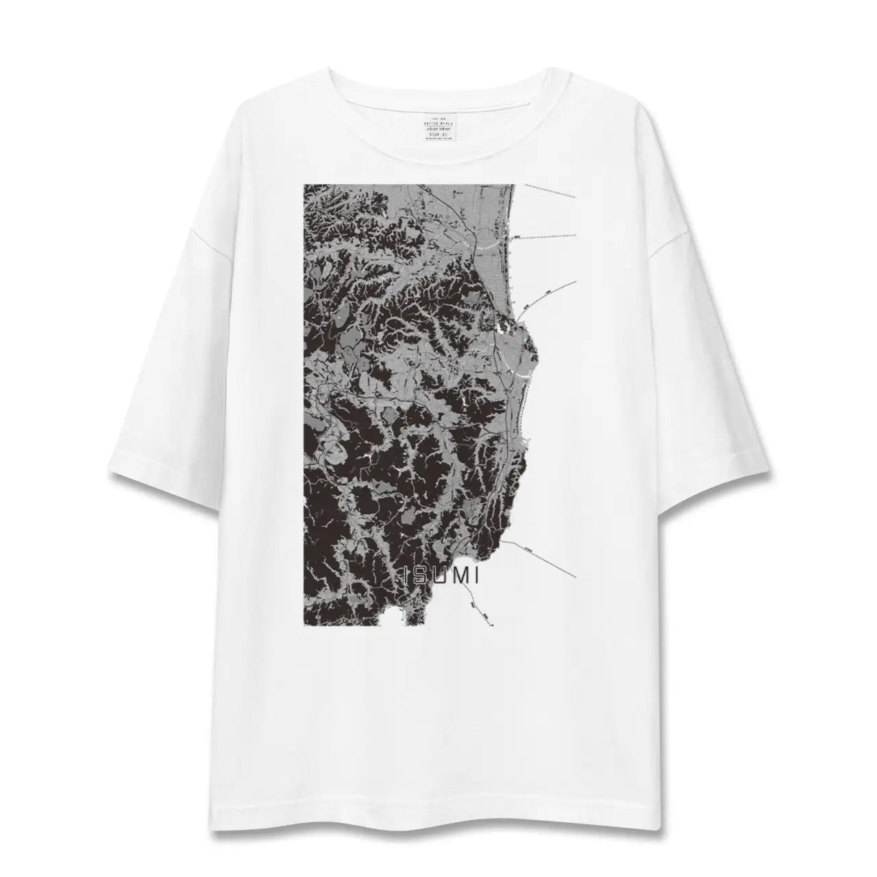 【いすみ(千葉県)】地図柄ビッグシルエットTシャツ