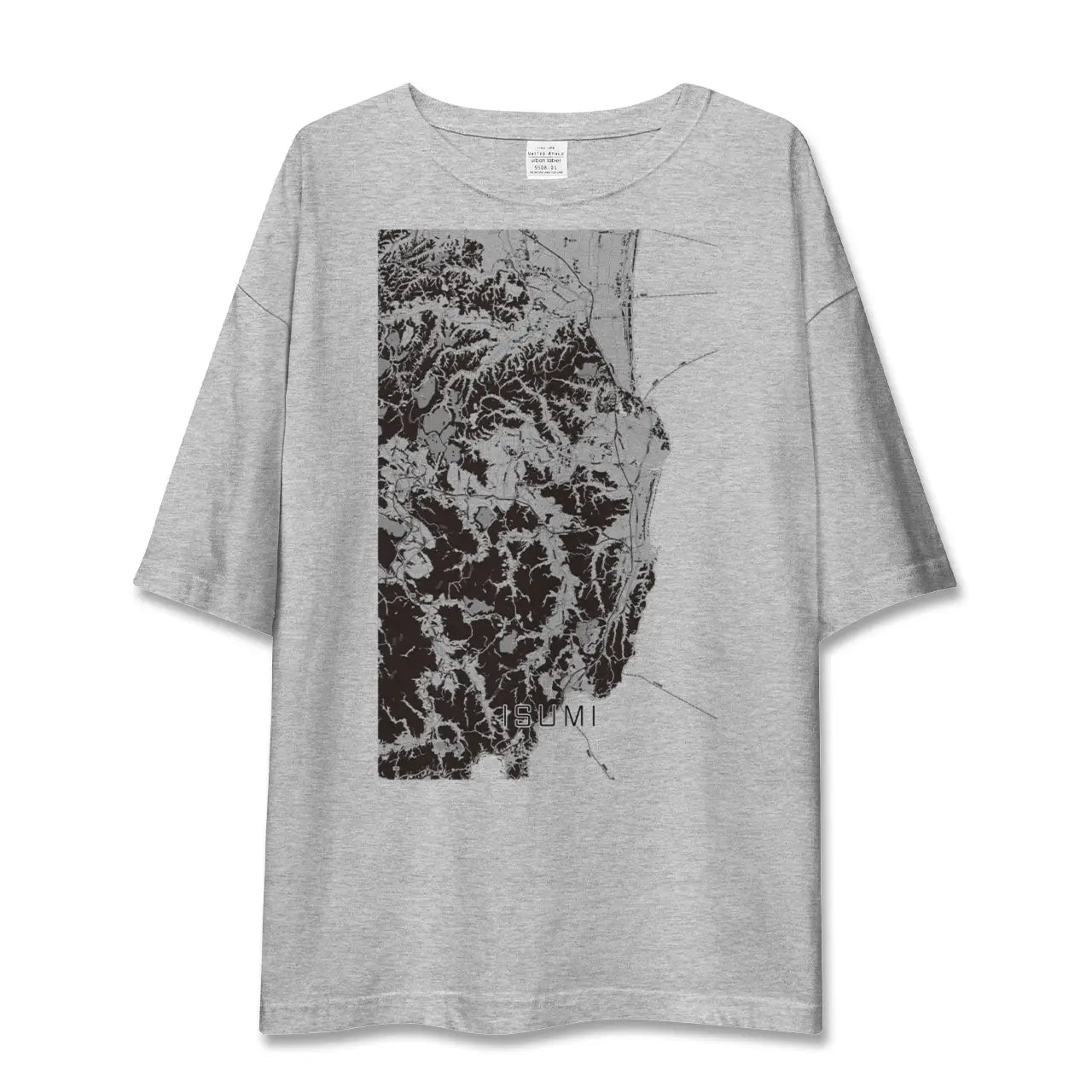 【いすみ(千葉県)】地図柄ビッグシルエットTシャツ