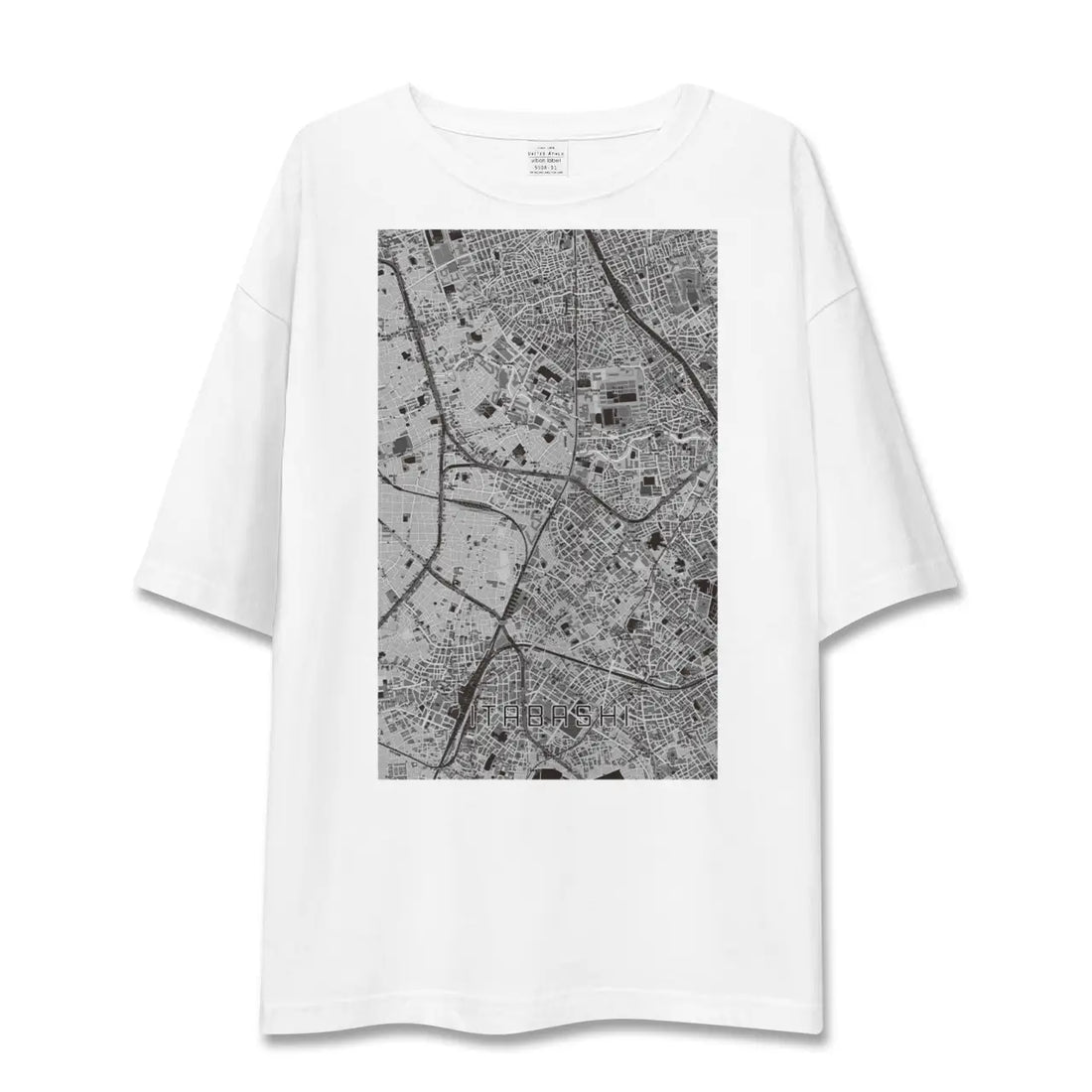 【板橋(東京都)】地図柄ビッグシルエットTシャツ