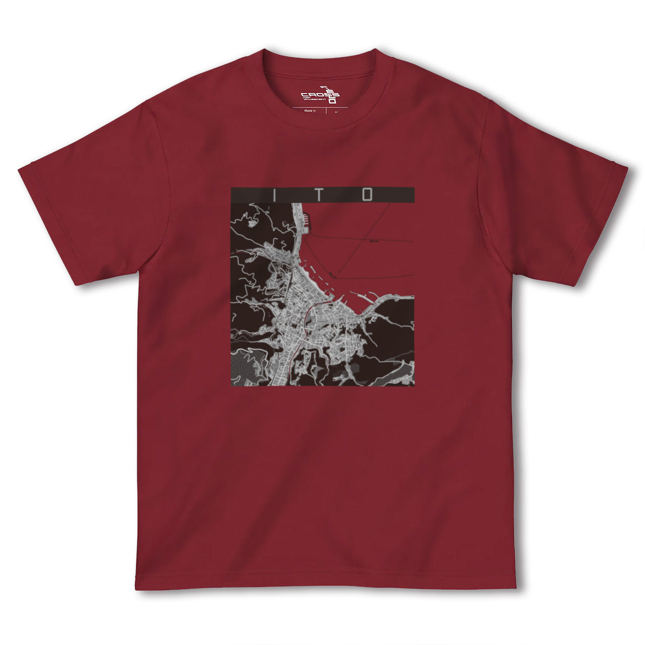 【伊東(静岡県)】地図柄ヘビーウェイトTシャツ