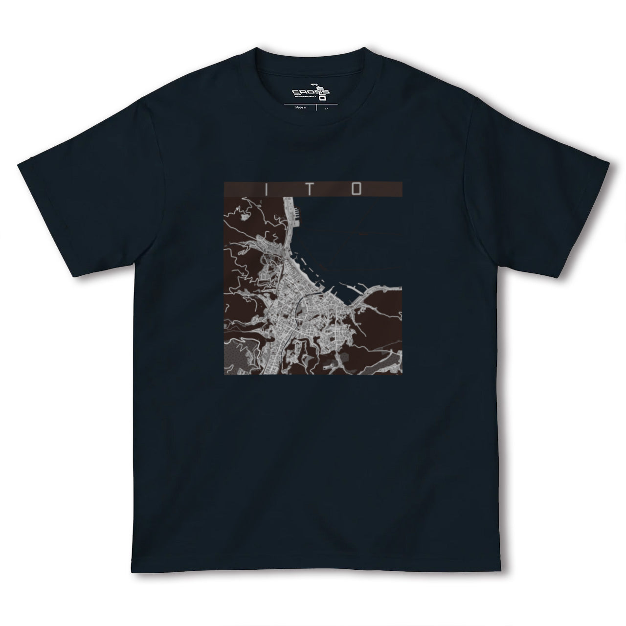 【伊東(静岡県)】地図柄ヘビーウェイトTシャツ