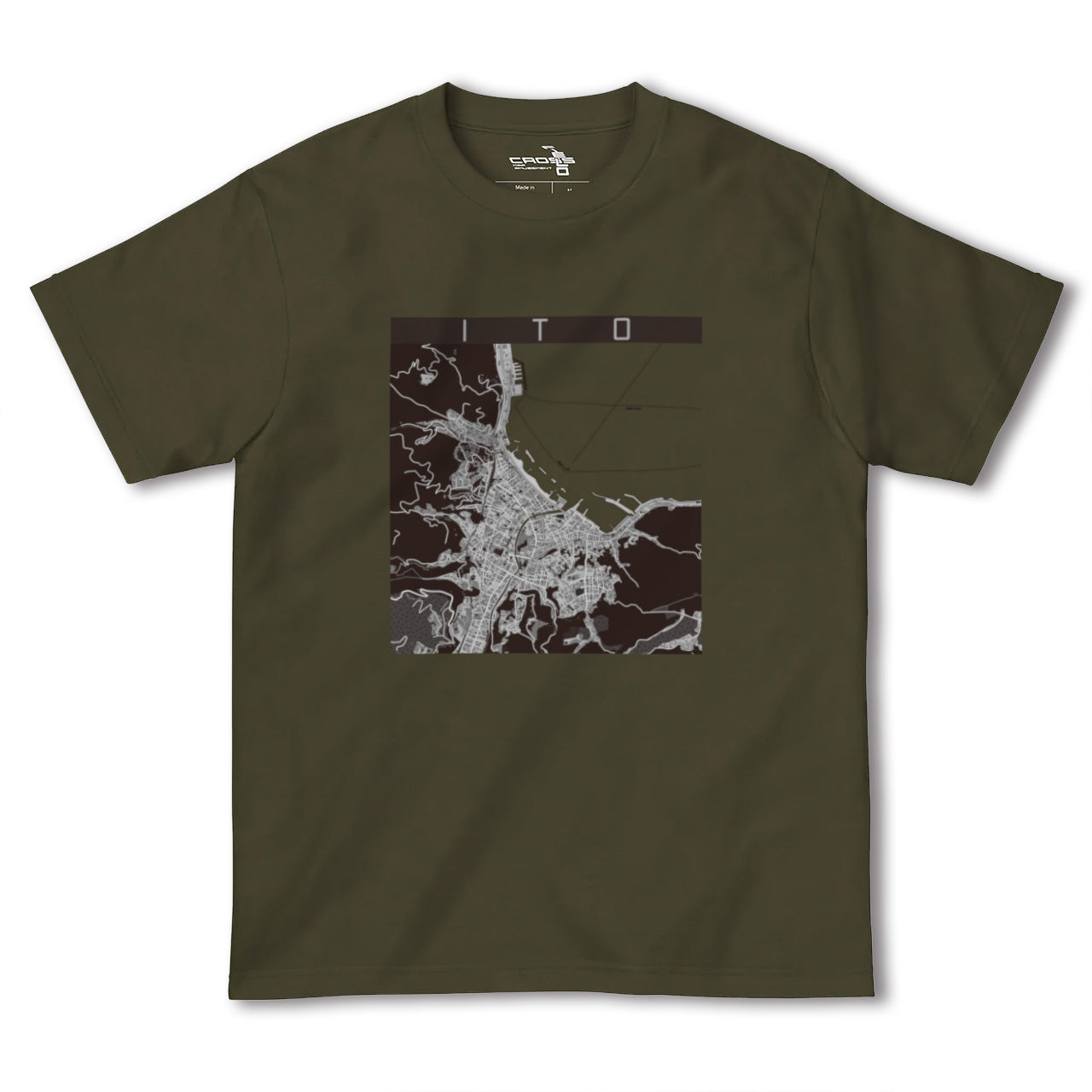 【伊東(静岡県)】地図柄ヘビーウェイトTシャツ