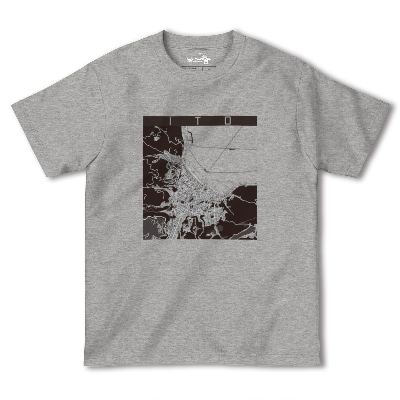 【伊東(静岡県)】地図柄ヘビーウェイトTシャツ
