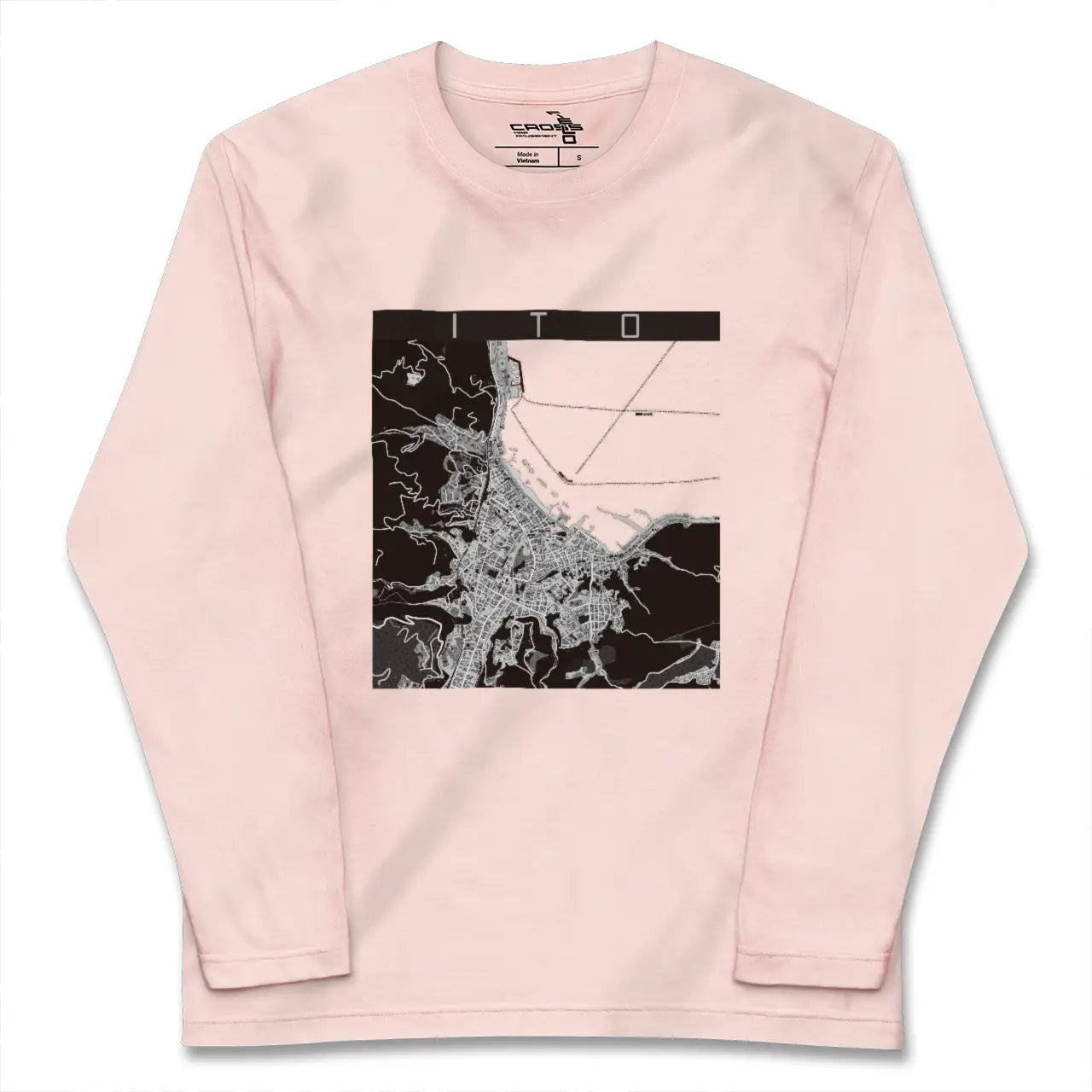 【伊東(静岡県)】地図柄ロングスリーブTシャツ