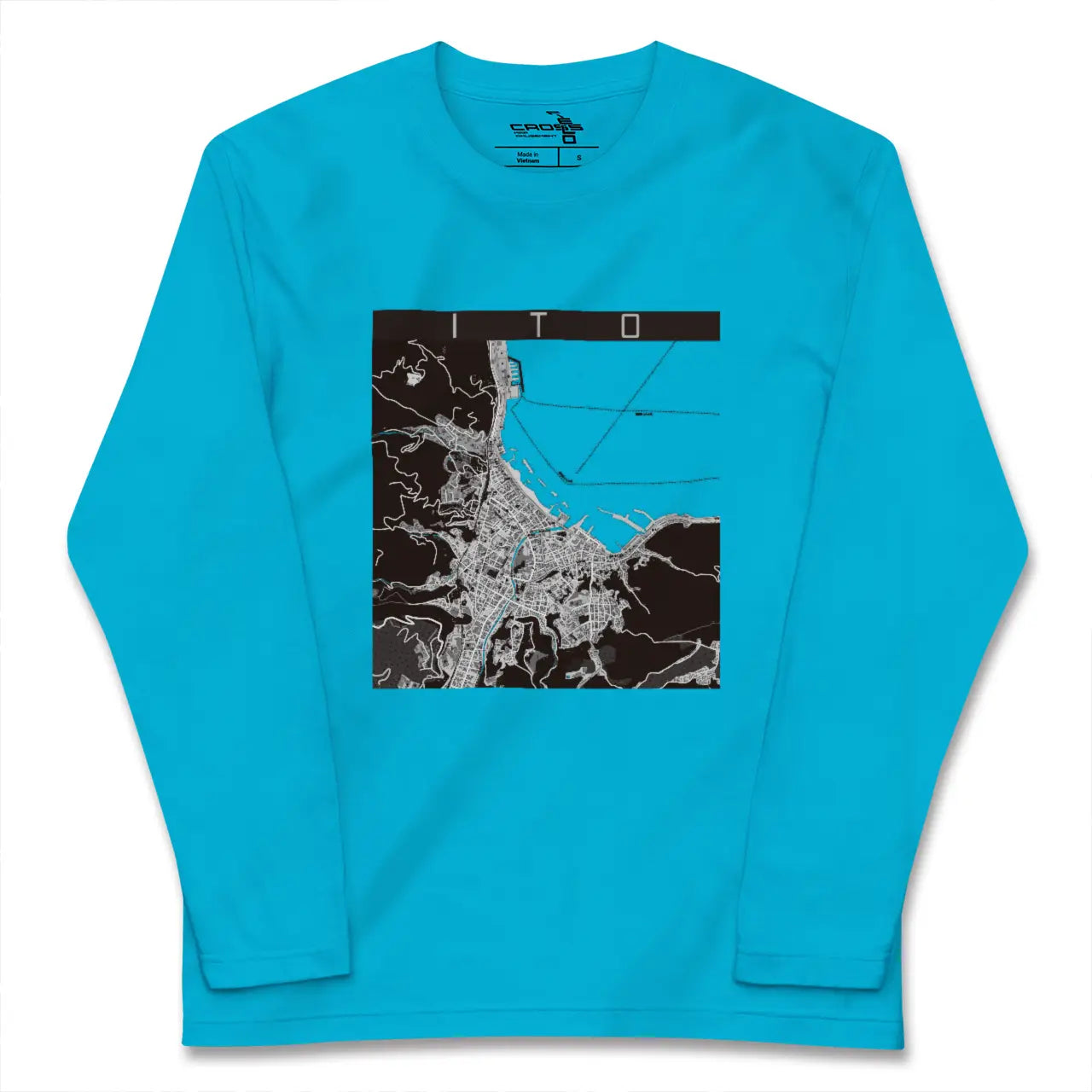 【伊東(静岡県)】地図柄ロングスリーブTシャツ