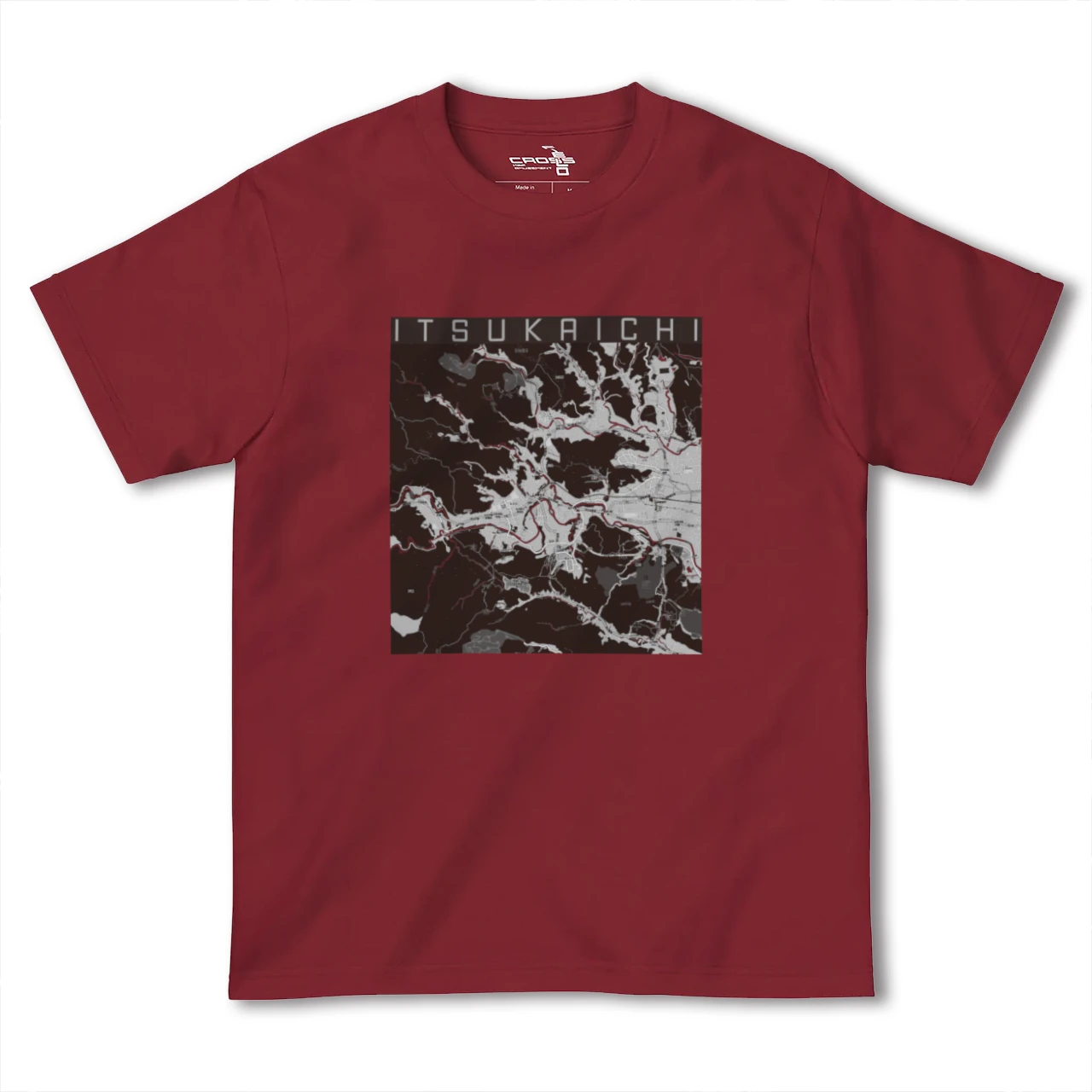 【五日市(東京都)】地図柄ヘビーウェイトTシャツ