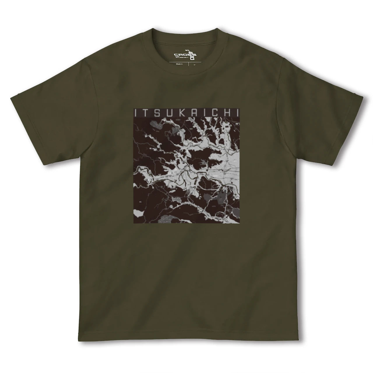 【五日市(東京都)】地図柄ヘビーウェイトTシャツ
