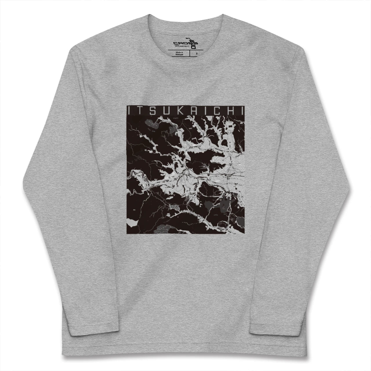 【五日市(東京都)】地図柄ロングスリーブTシャツ