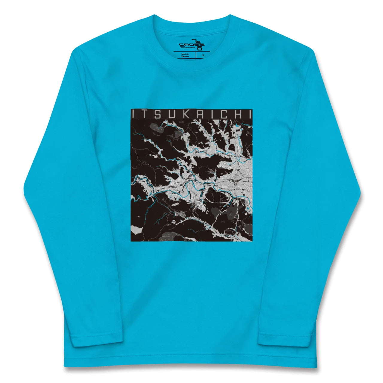 【五日市(東京都)】地図柄ロングスリーブTシャツ