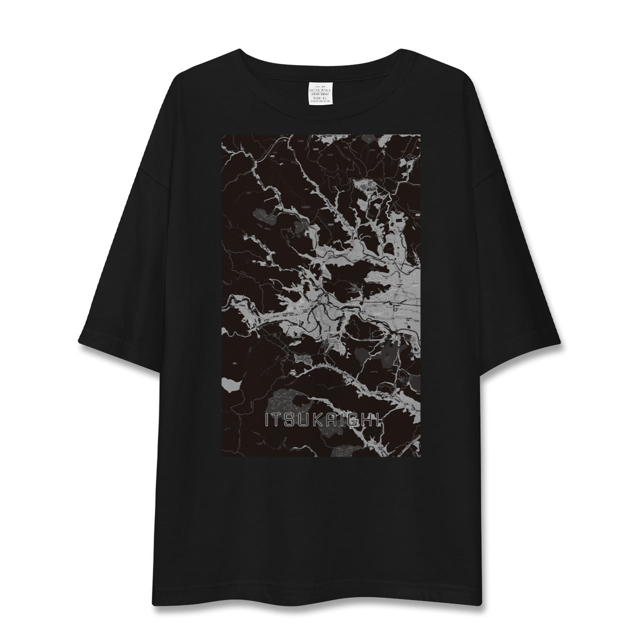 【五日市(東京都)】地図柄ビッグシルエットTシャツ