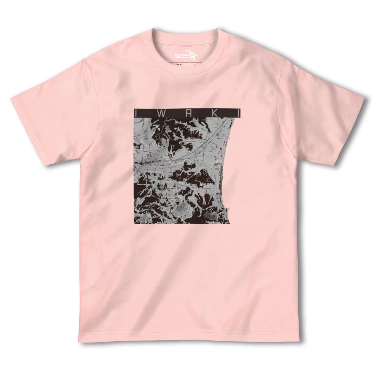 【いわき(福島県)】地図柄ヘビーウェイトTシャツ