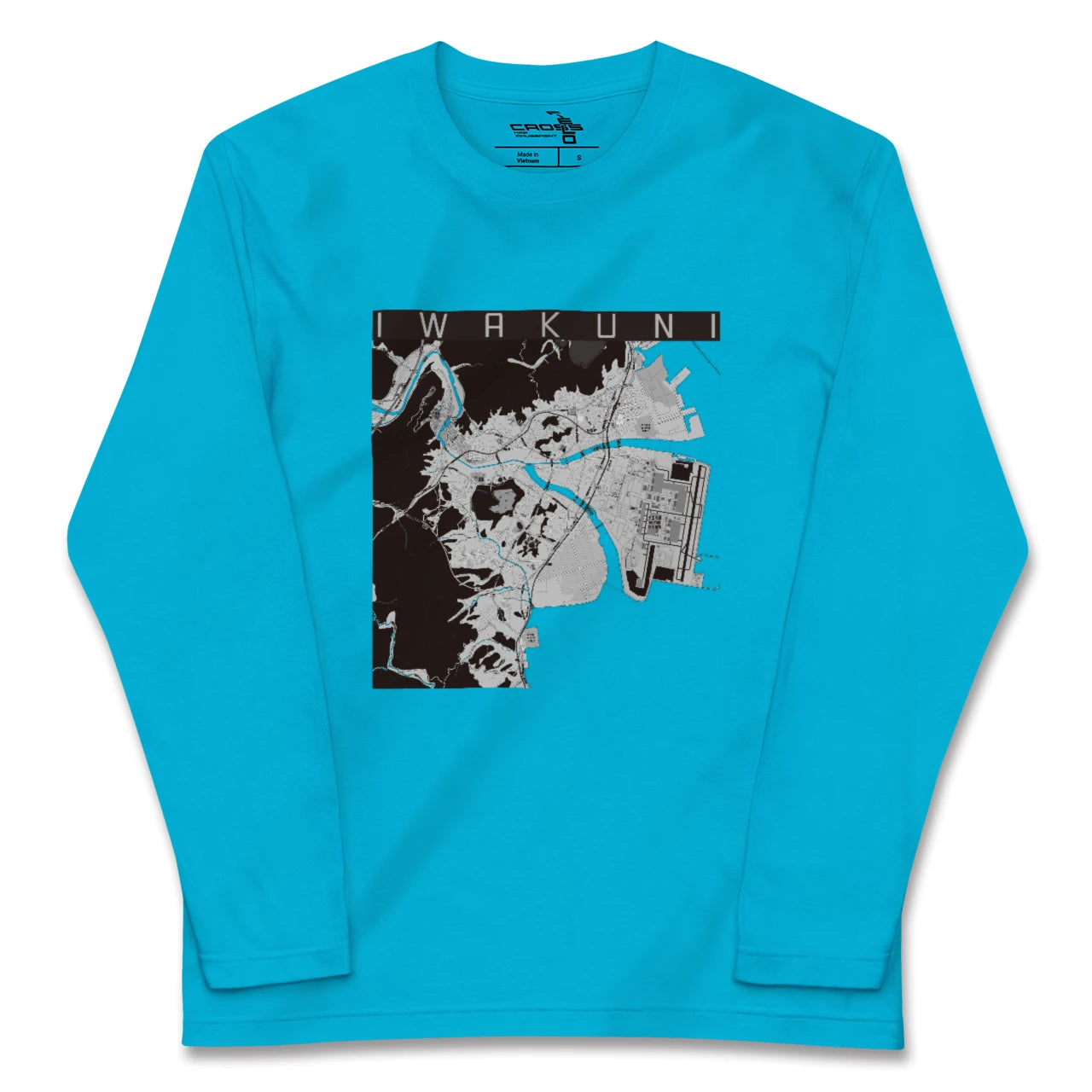 【岩国(山口県)】地図柄ロングスリーブTシャツ