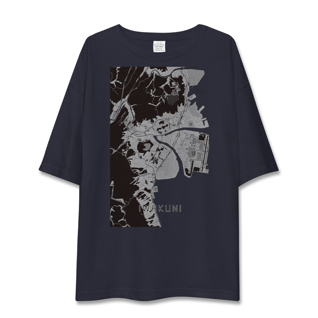 【岩国(山口県)】地図柄ビッグシルエットTシャツ