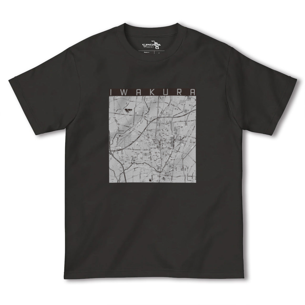【岩倉(愛知県)】地図柄ヘビーウェイトTシャツ