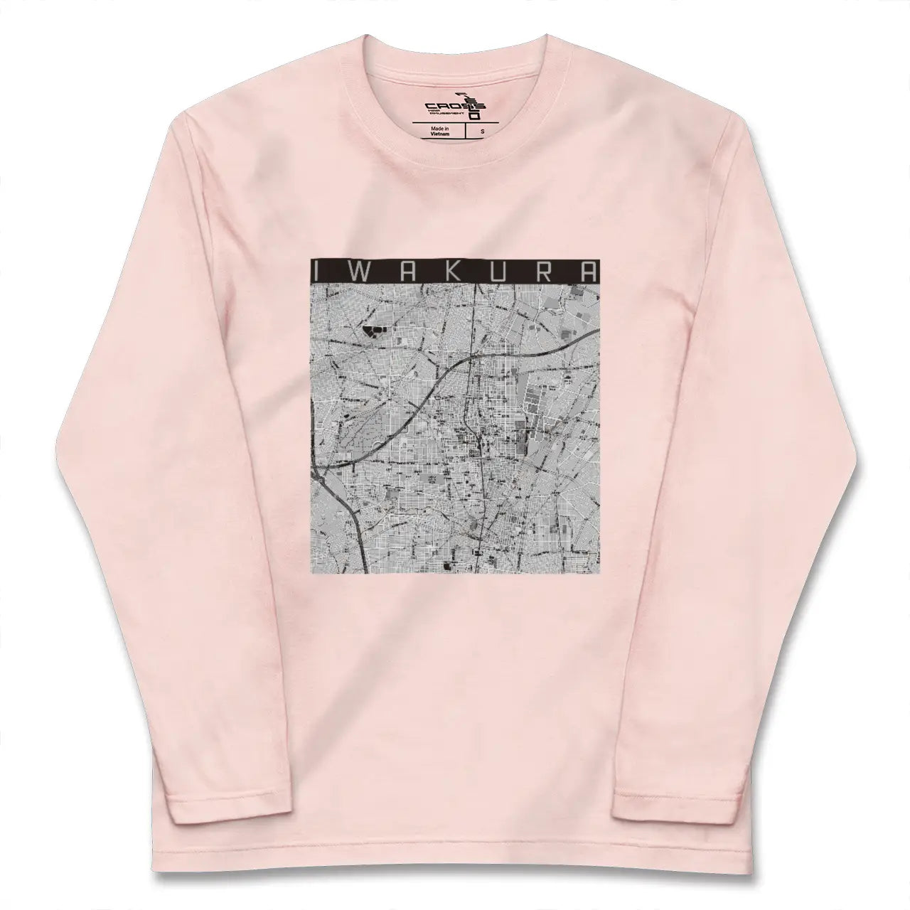 【岩倉(愛知県)】地図柄ロングスリーブTシャツ
