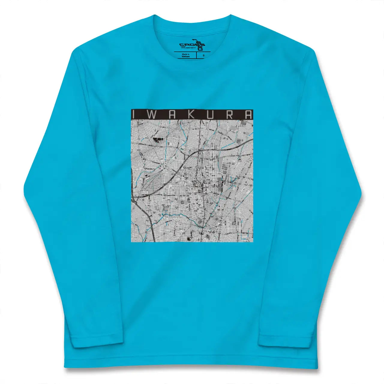 【岩倉(愛知県)】地図柄ロングスリーブTシャツ