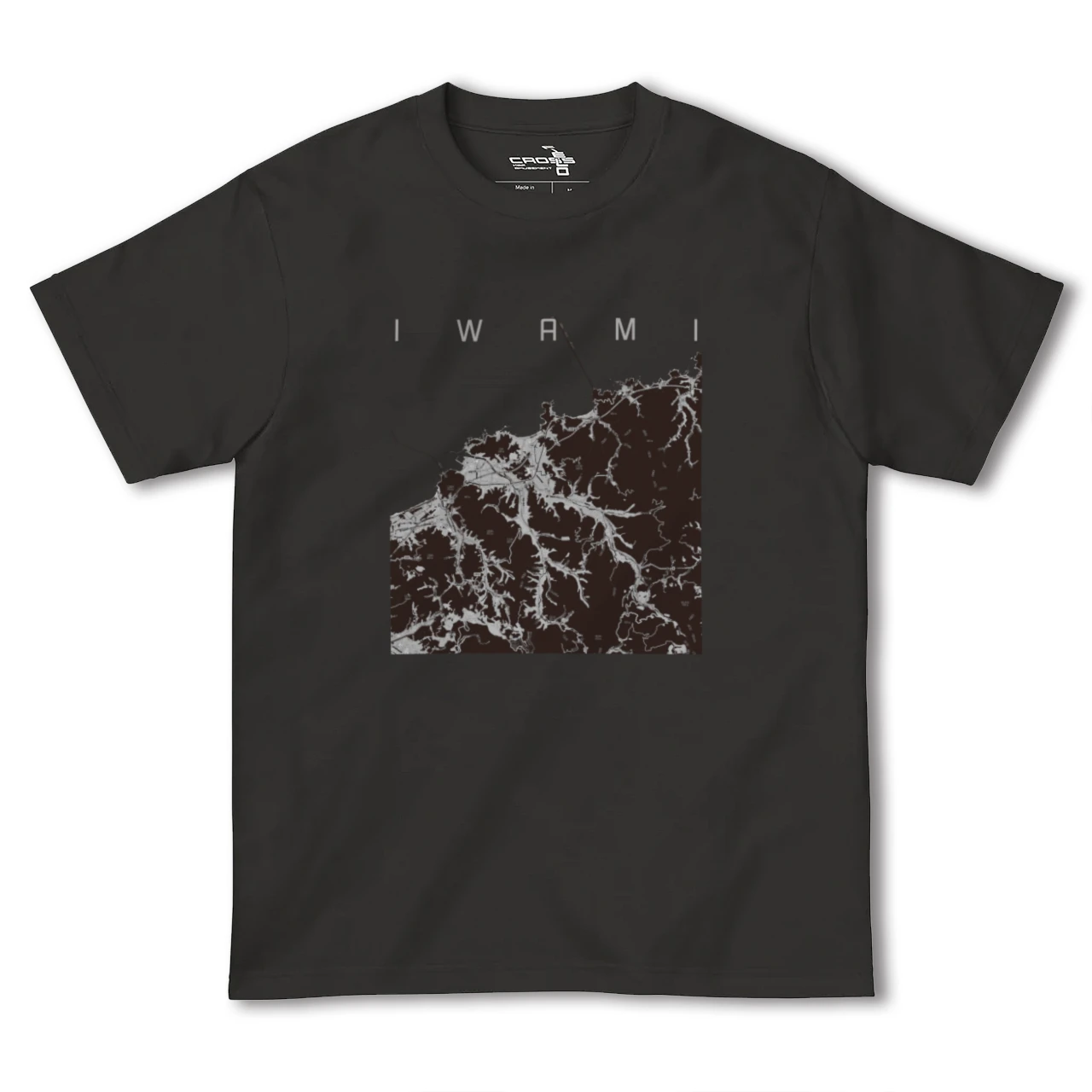 【岩美(鳥取県)】地図柄ヘビーウェイトTシャツ