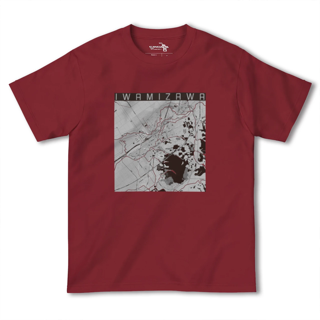 【岩見沢(北海道)】地図柄ヘビーウェイトTシャツ