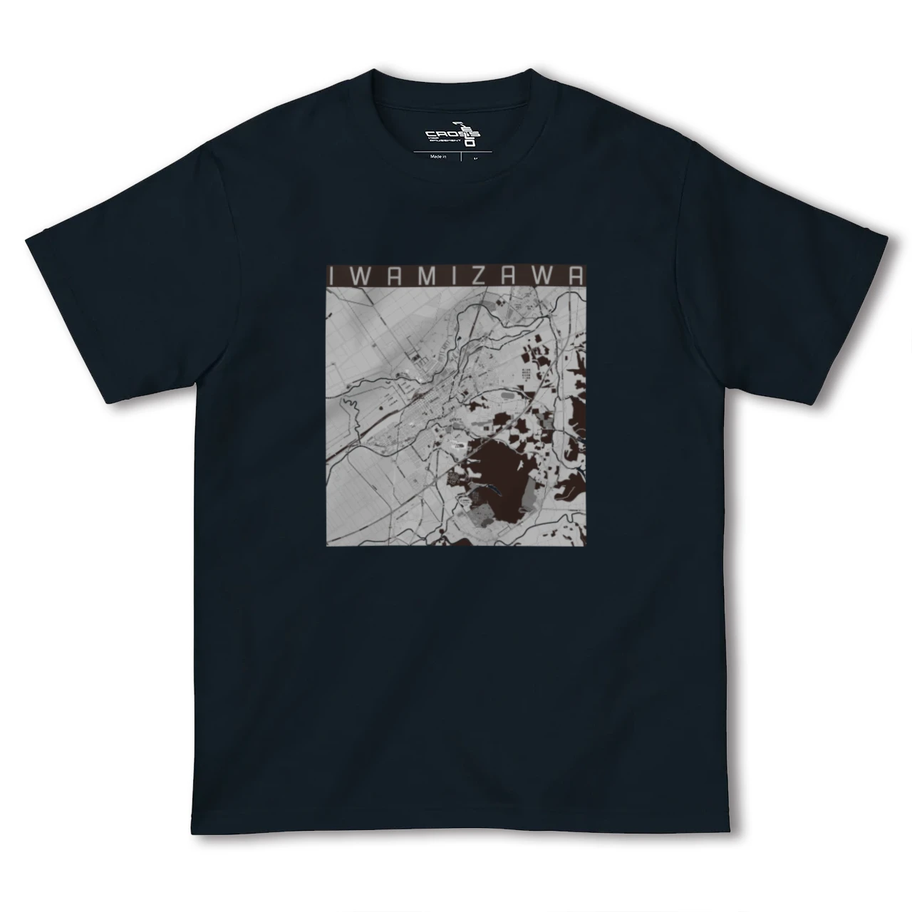 【岩見沢(北海道)】地図柄ヘビーウェイトTシャツ